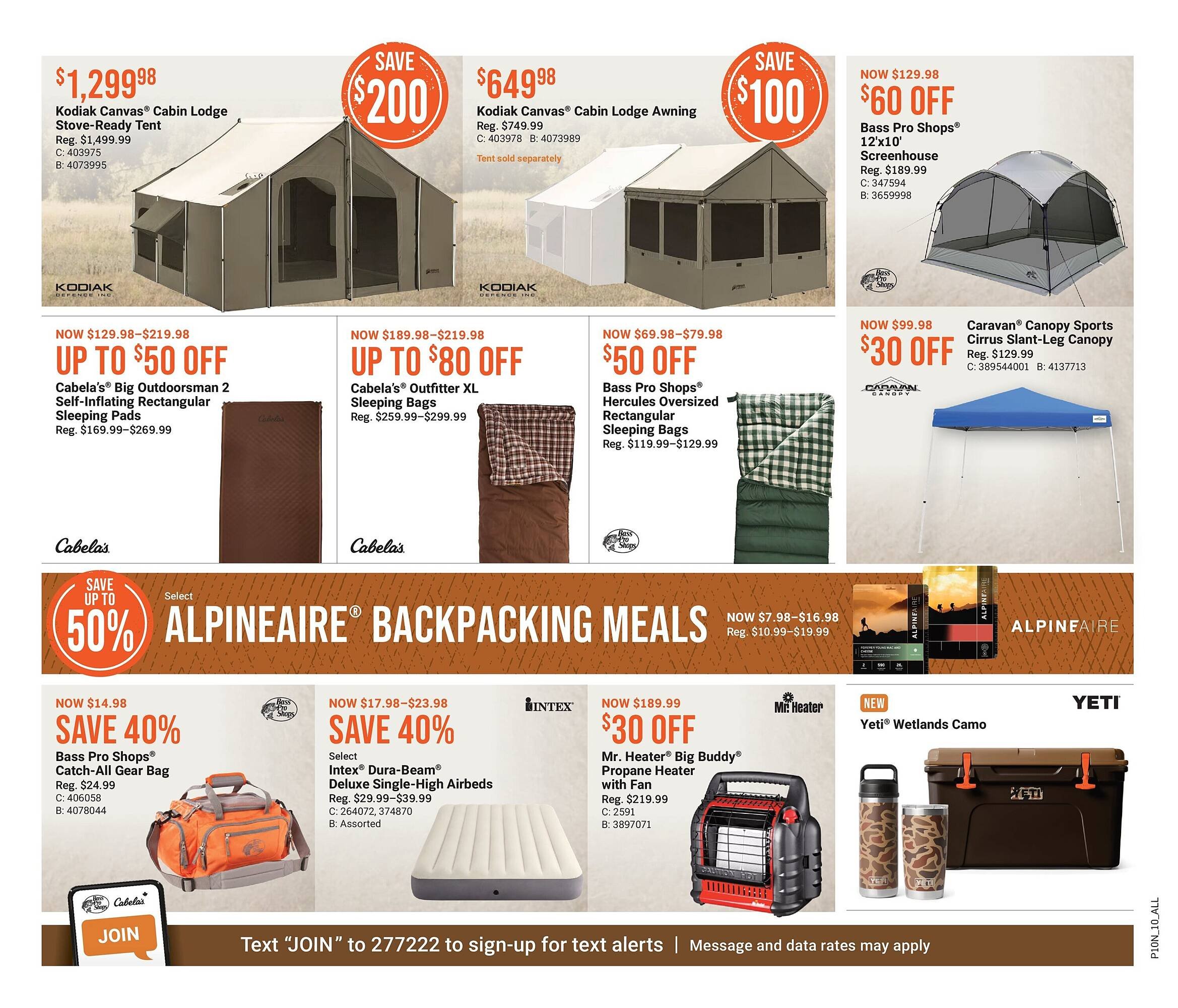 Bass Pro flyer