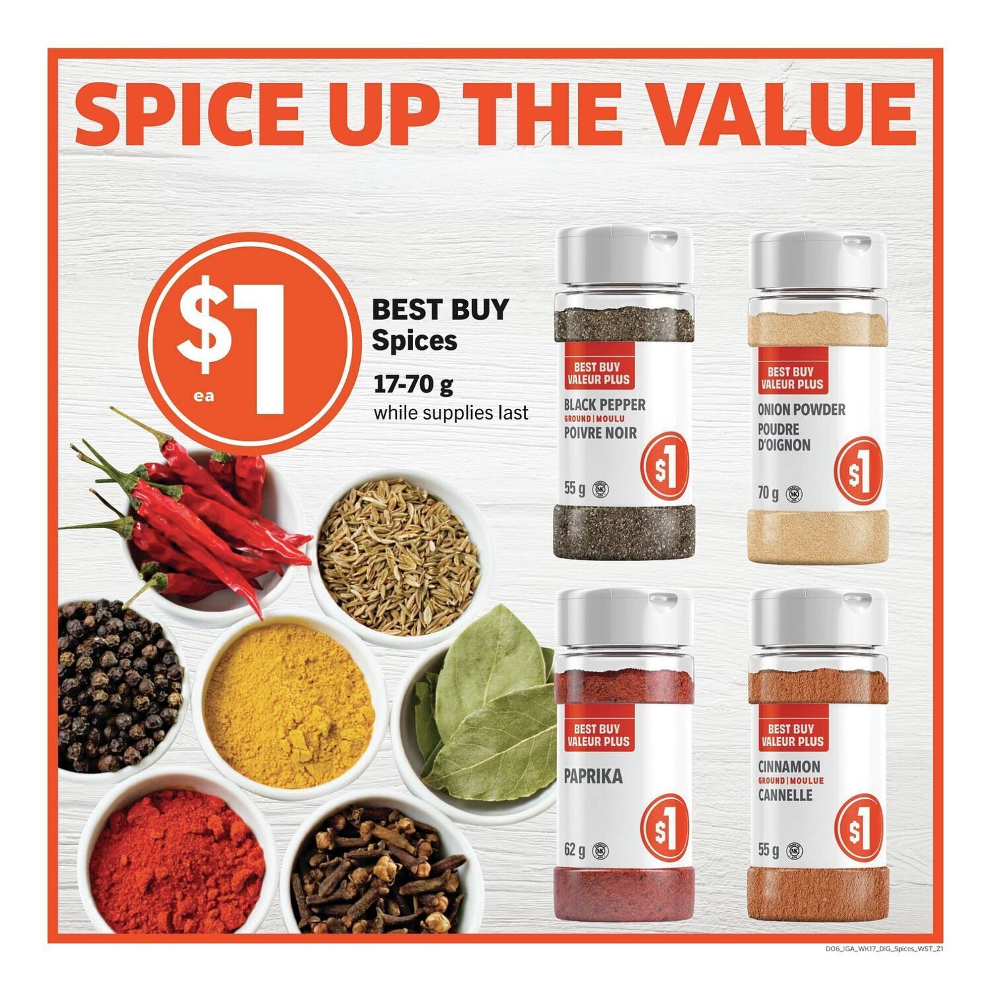 IGA flyer
