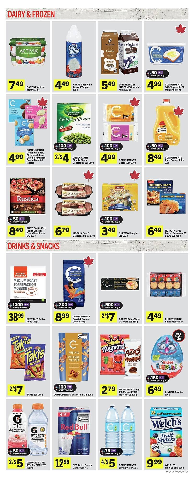 IGA flyer