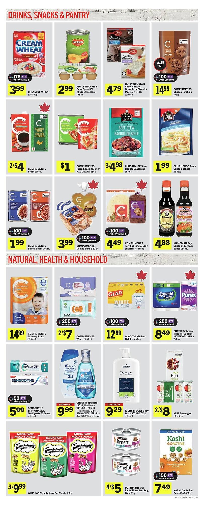 IGA flyer