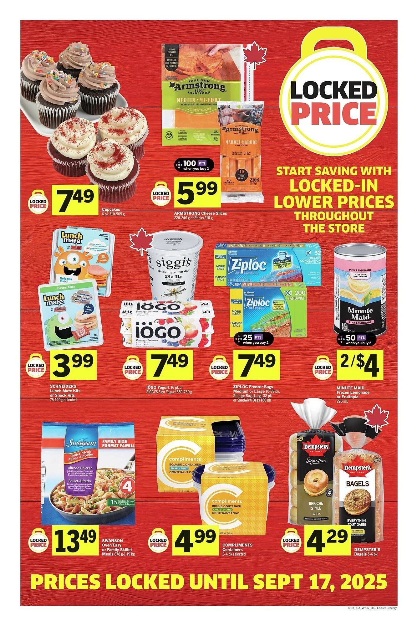 IGA flyer