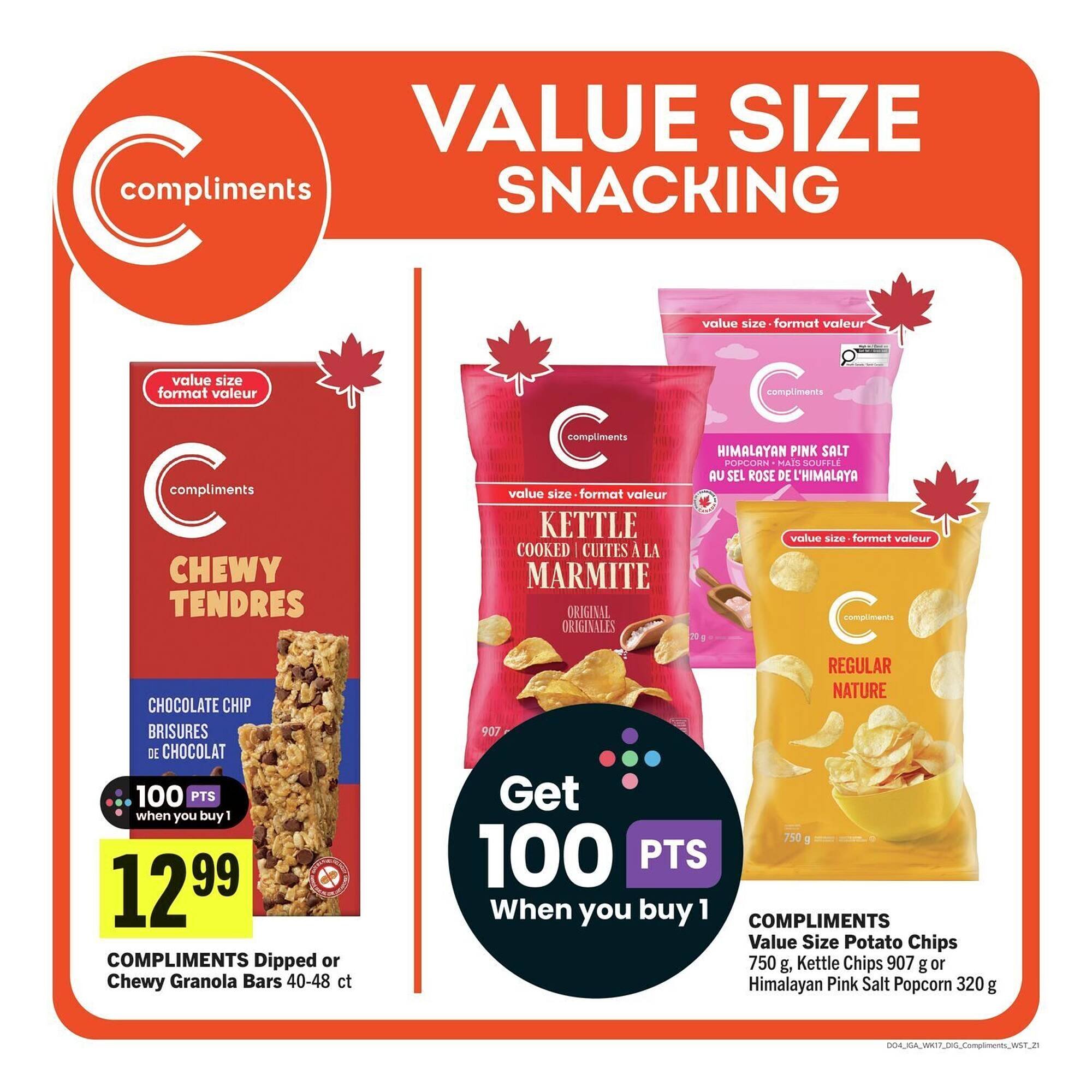 IGA flyer