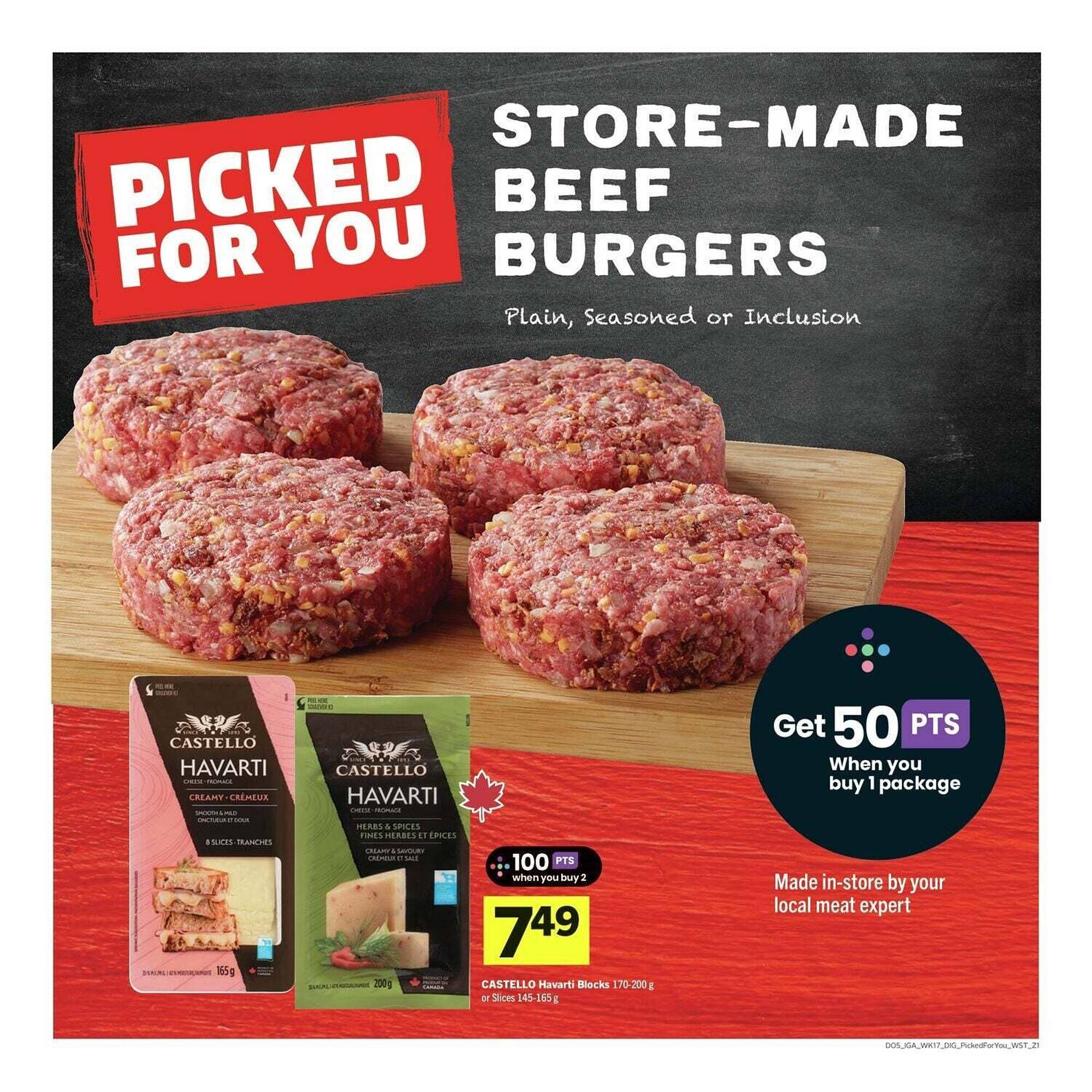 IGA flyer