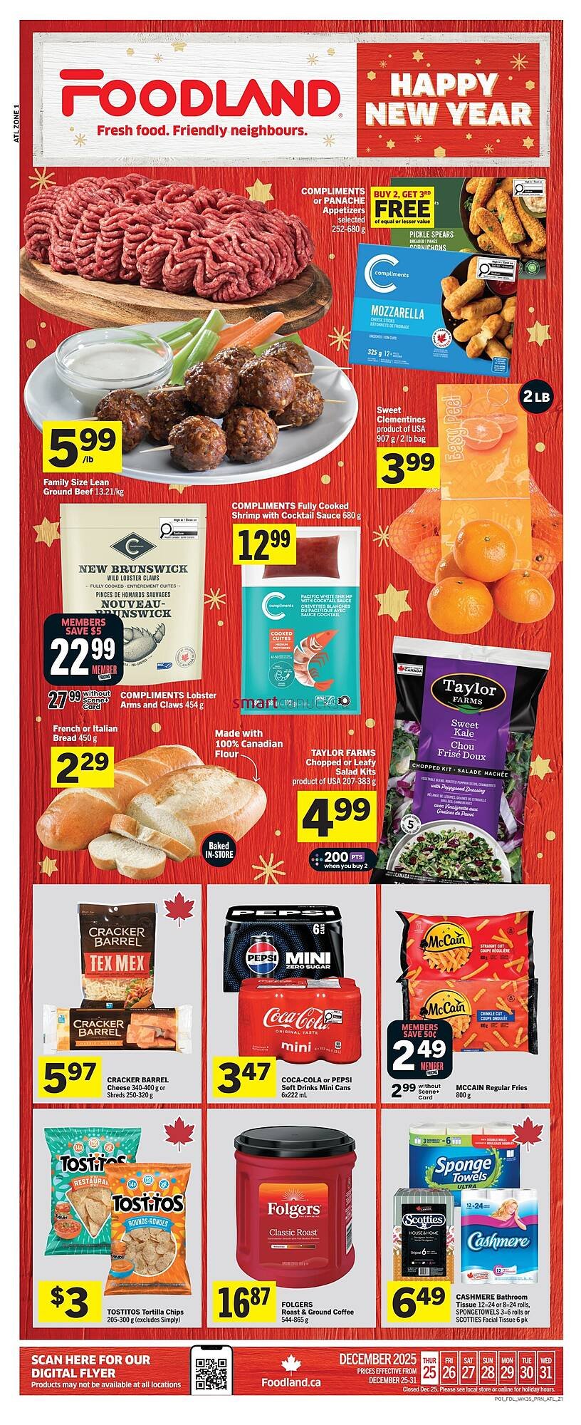 Foodland flyer (2025-12-25 - 2025-12-31) | 1
