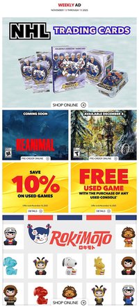 GameStop flyer (2025-11-13 - 2025-11-20)