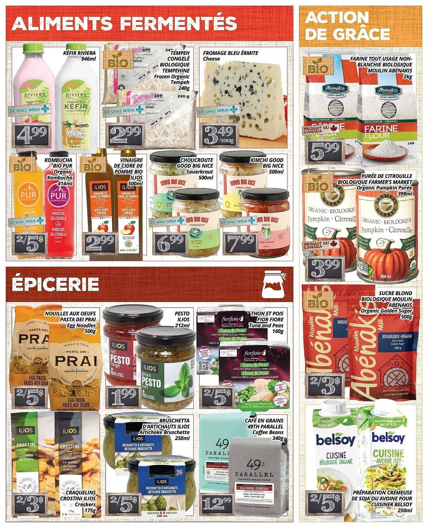 Supermarché PA flyer