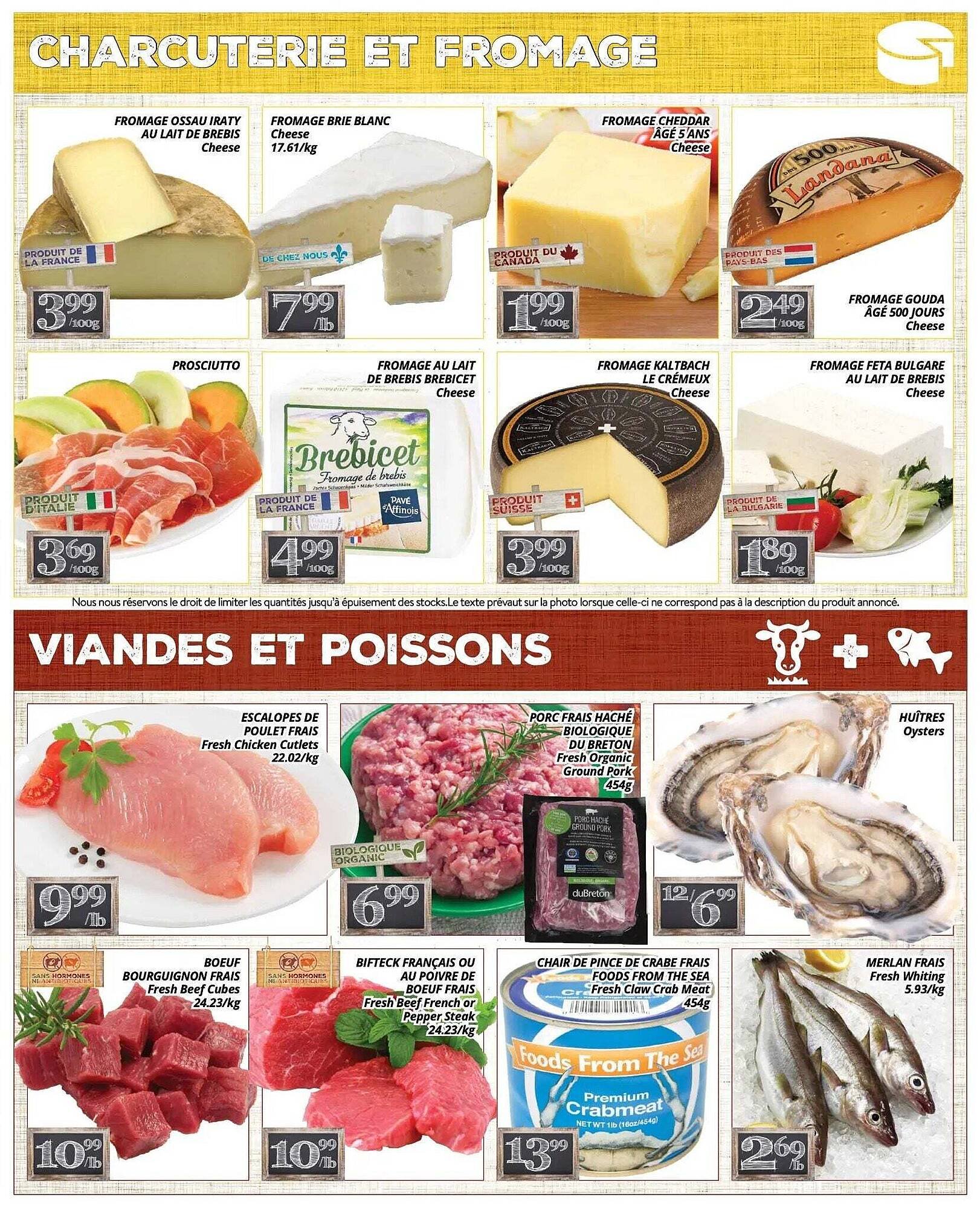Supermarché PA flyer