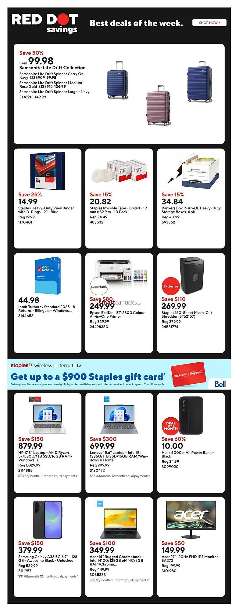 Staples flyer (2026-02-13 - 2026-02-19) | 2