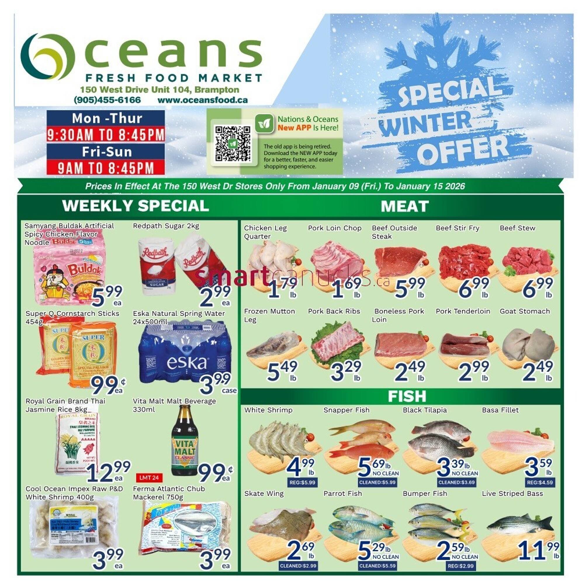 Oceans Fresh Food Market flyer (2026-01-09 - 2026-01-15) | 1