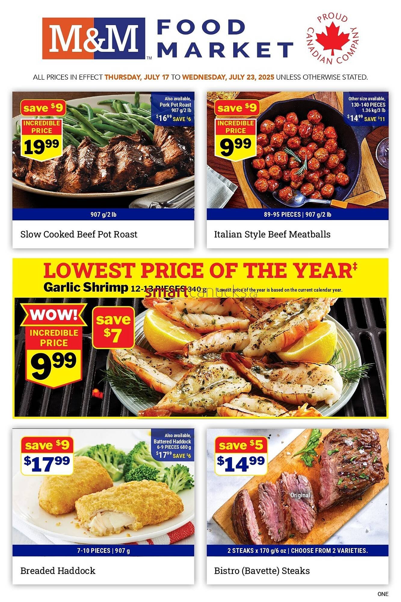 M &amp; M Food Market flyer (2025-07-16 - 2025-07-22) | 1