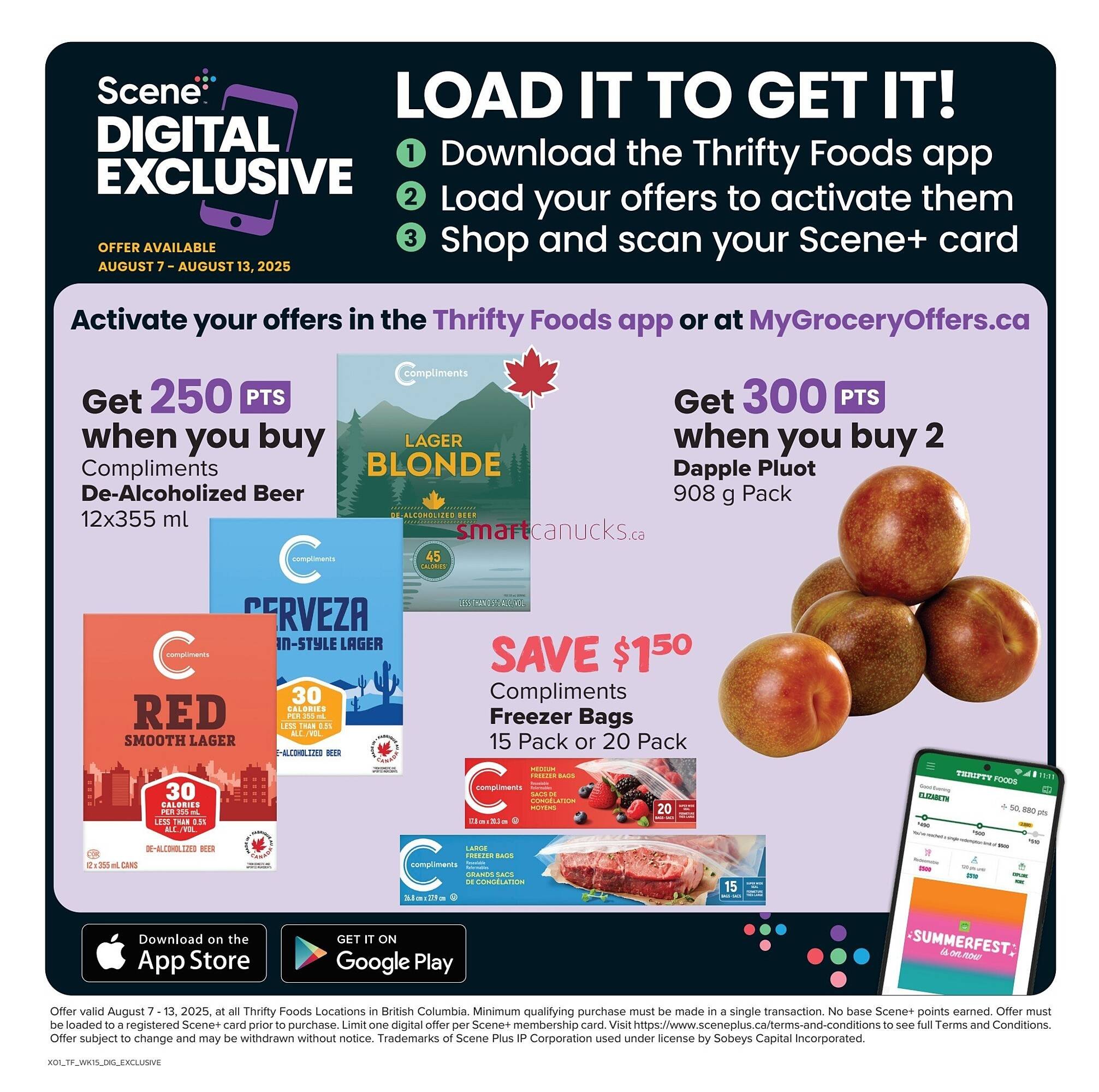 Thrifty Foods flyer