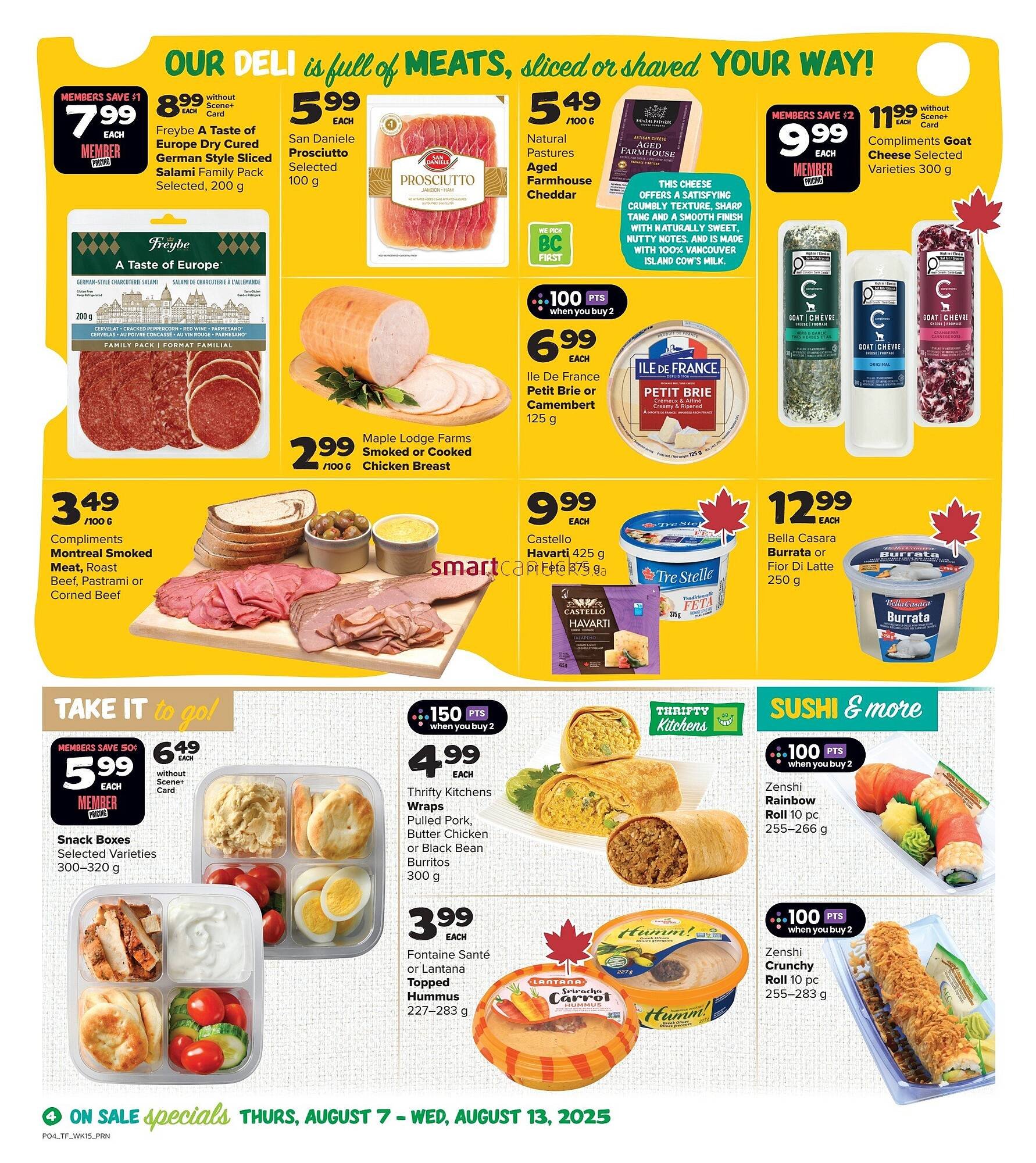 Thrifty Foods flyer