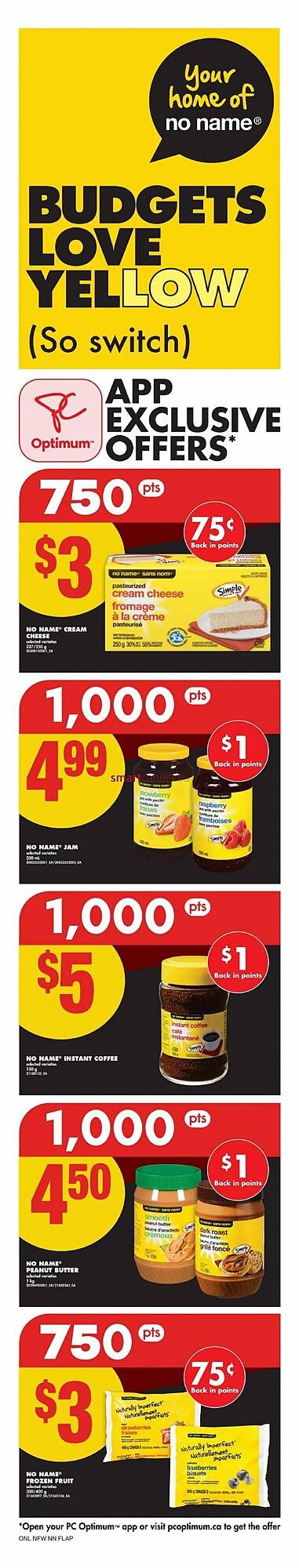 No Frills flyer