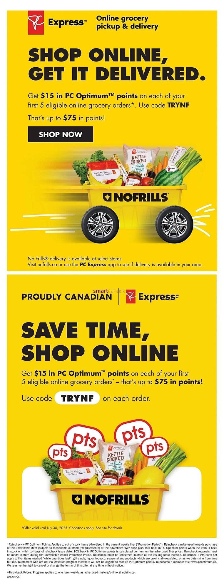 No Frills flyer