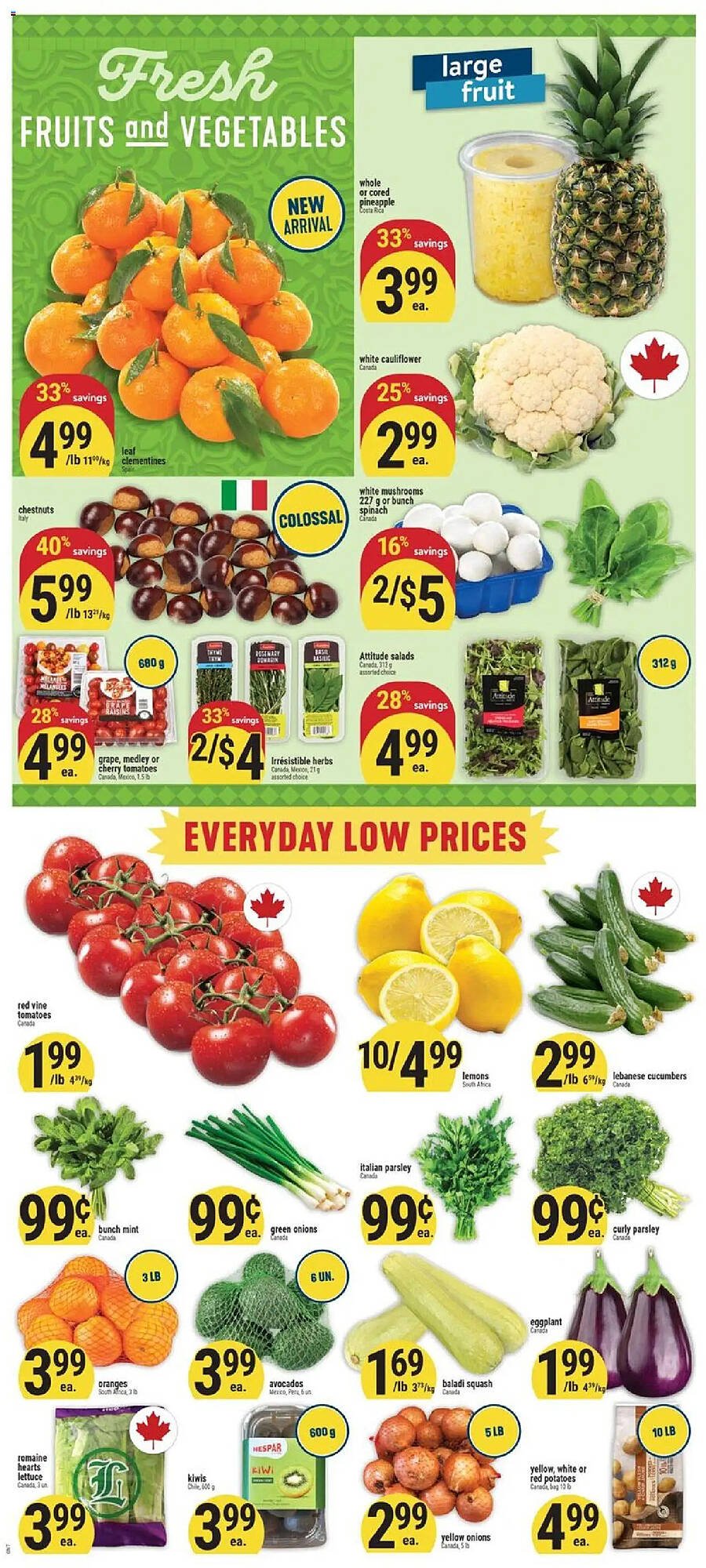 Marché Adonis flyer
