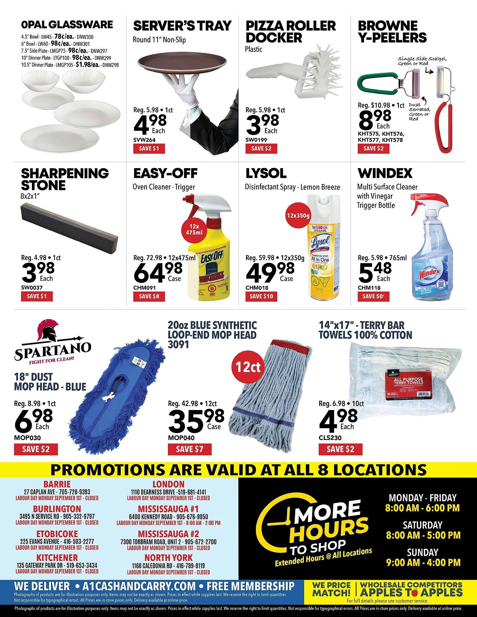 A1 Cash And Carry flyer
