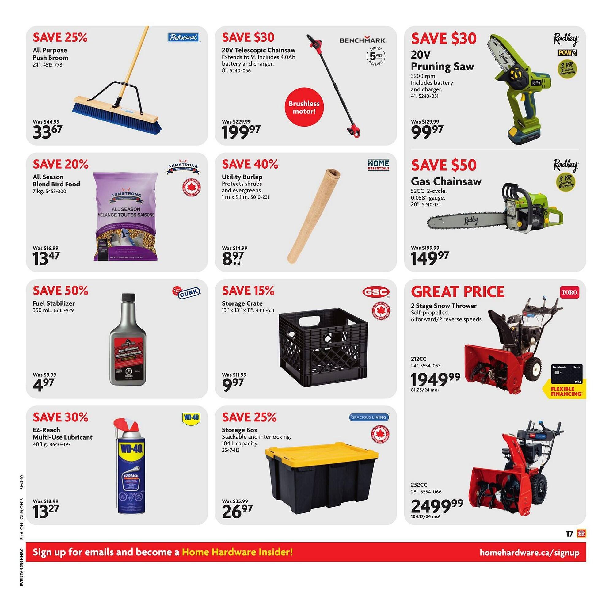 Home Hardware flyer