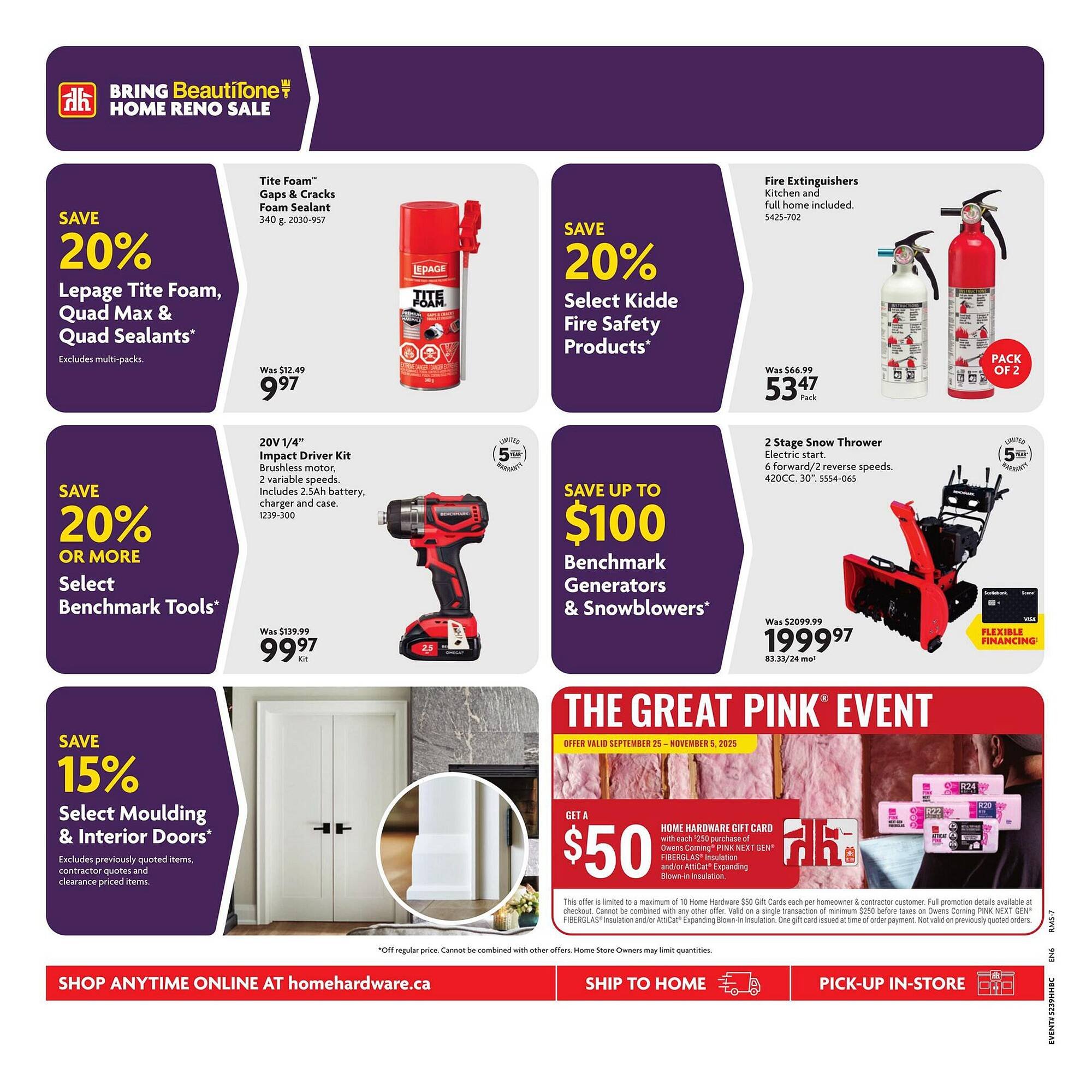 Home Hardware flyer