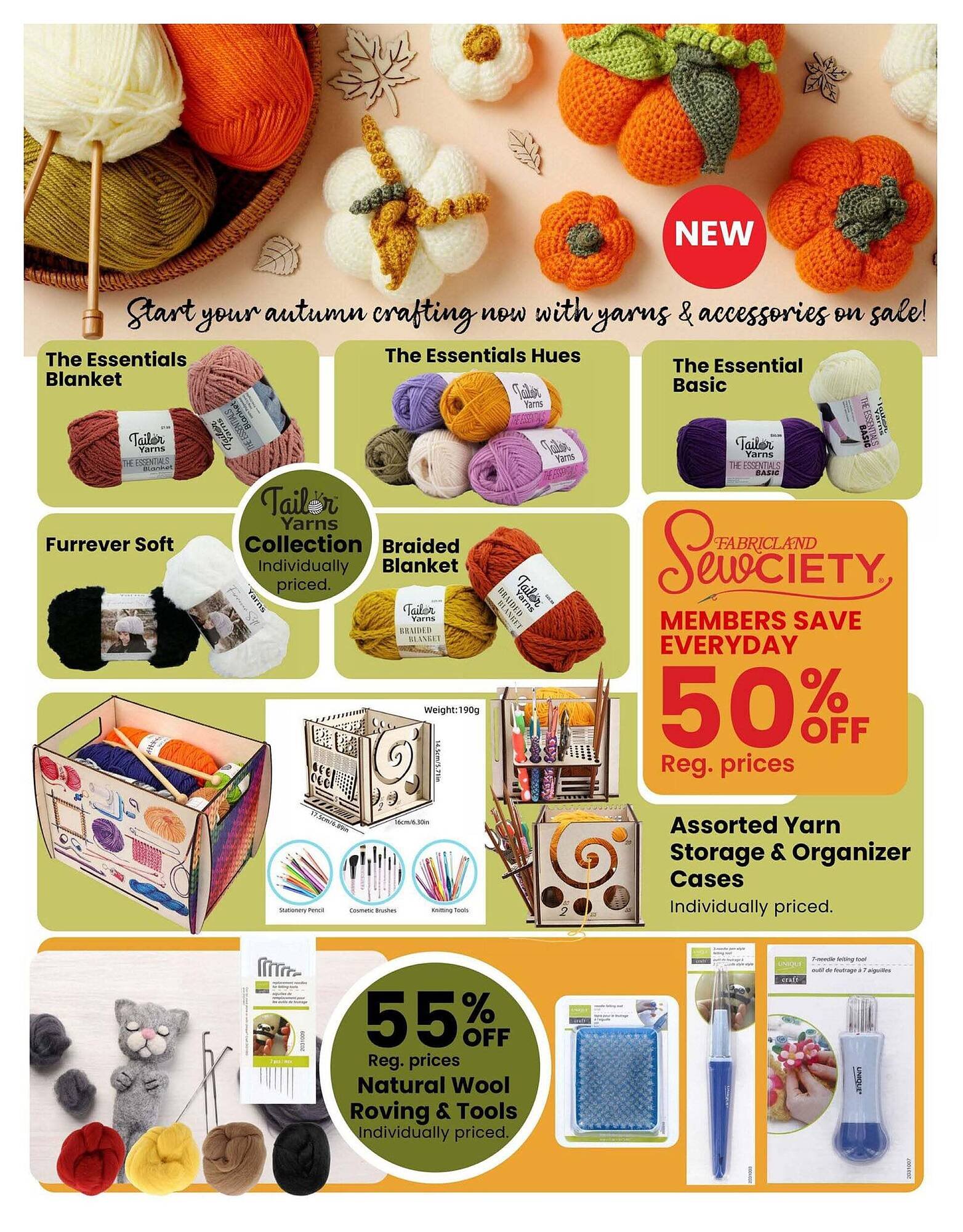 Fabricland flyer