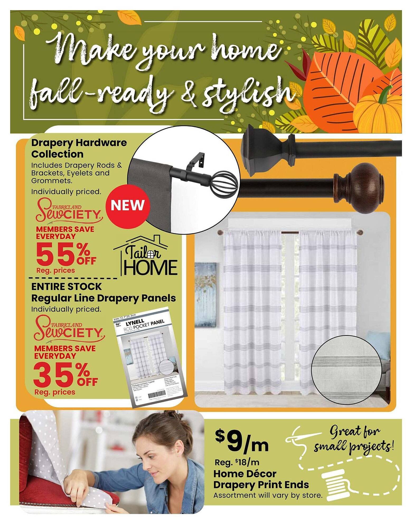 Fabricland flyer
