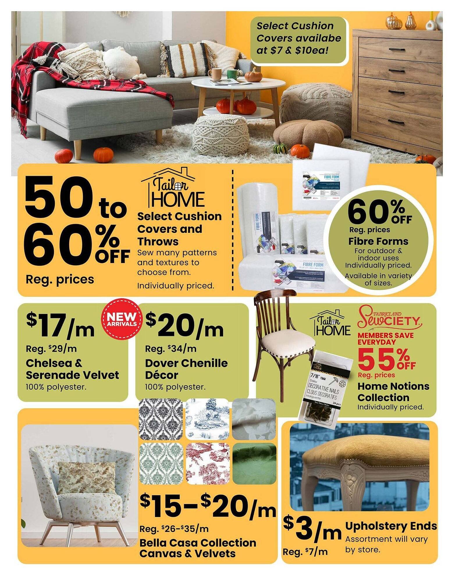 Fabricland flyer