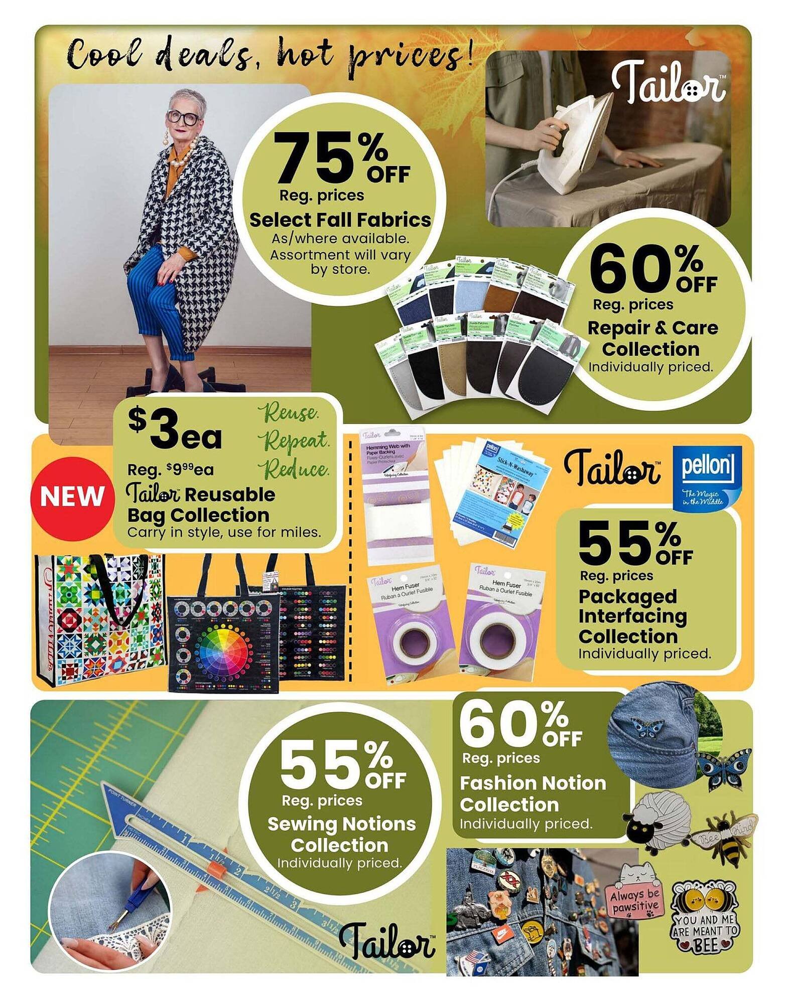 Fabricland flyer