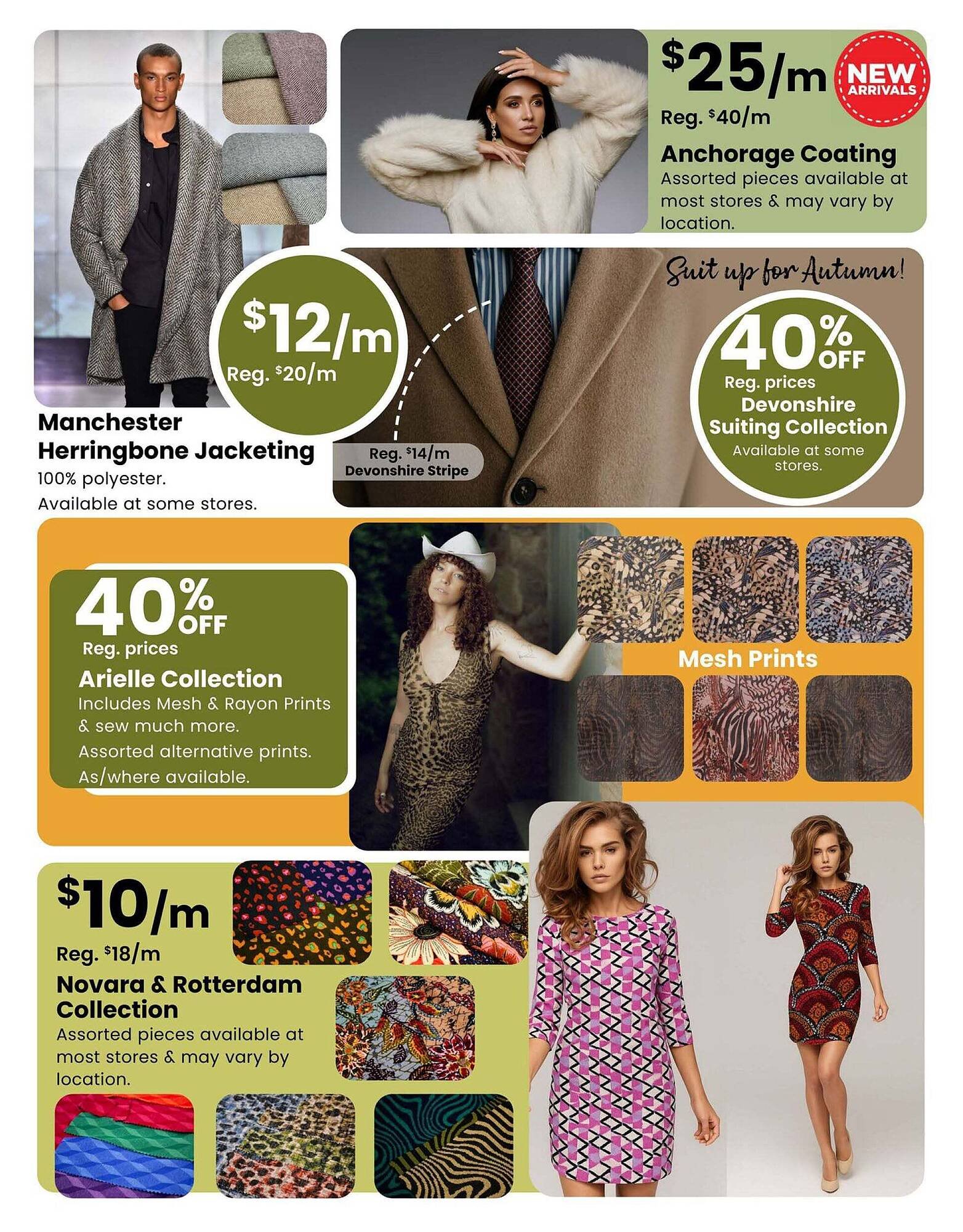 Fabricland flyer