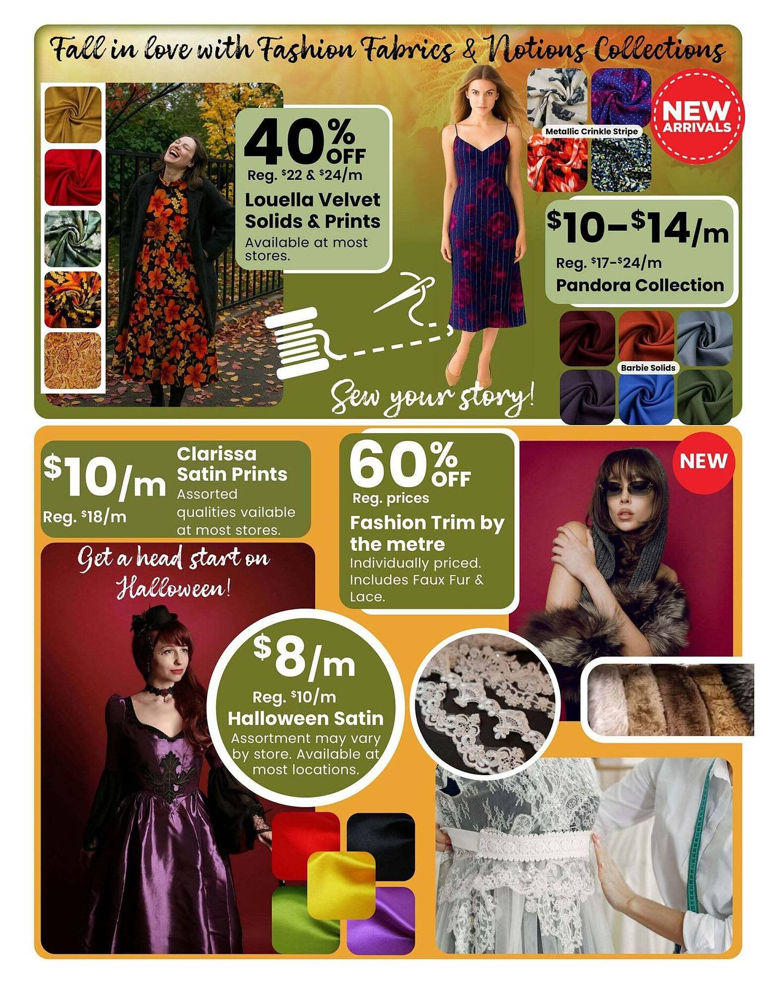 Fabricland flyer