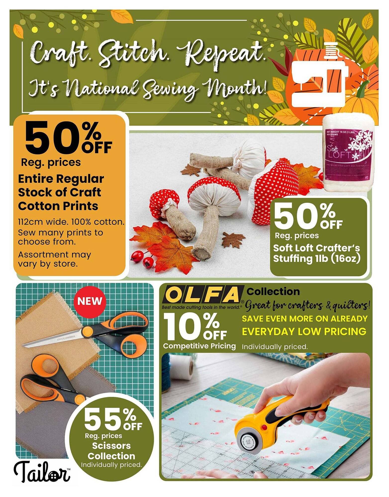 Fabricland flyer