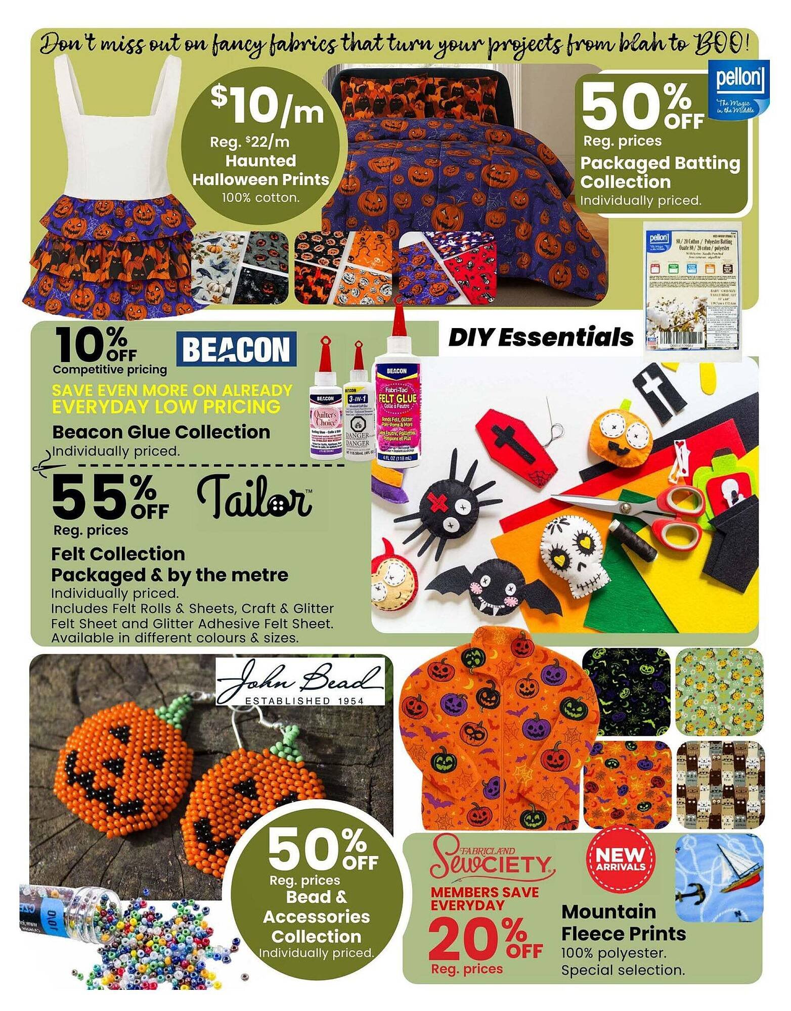 Fabricland flyer