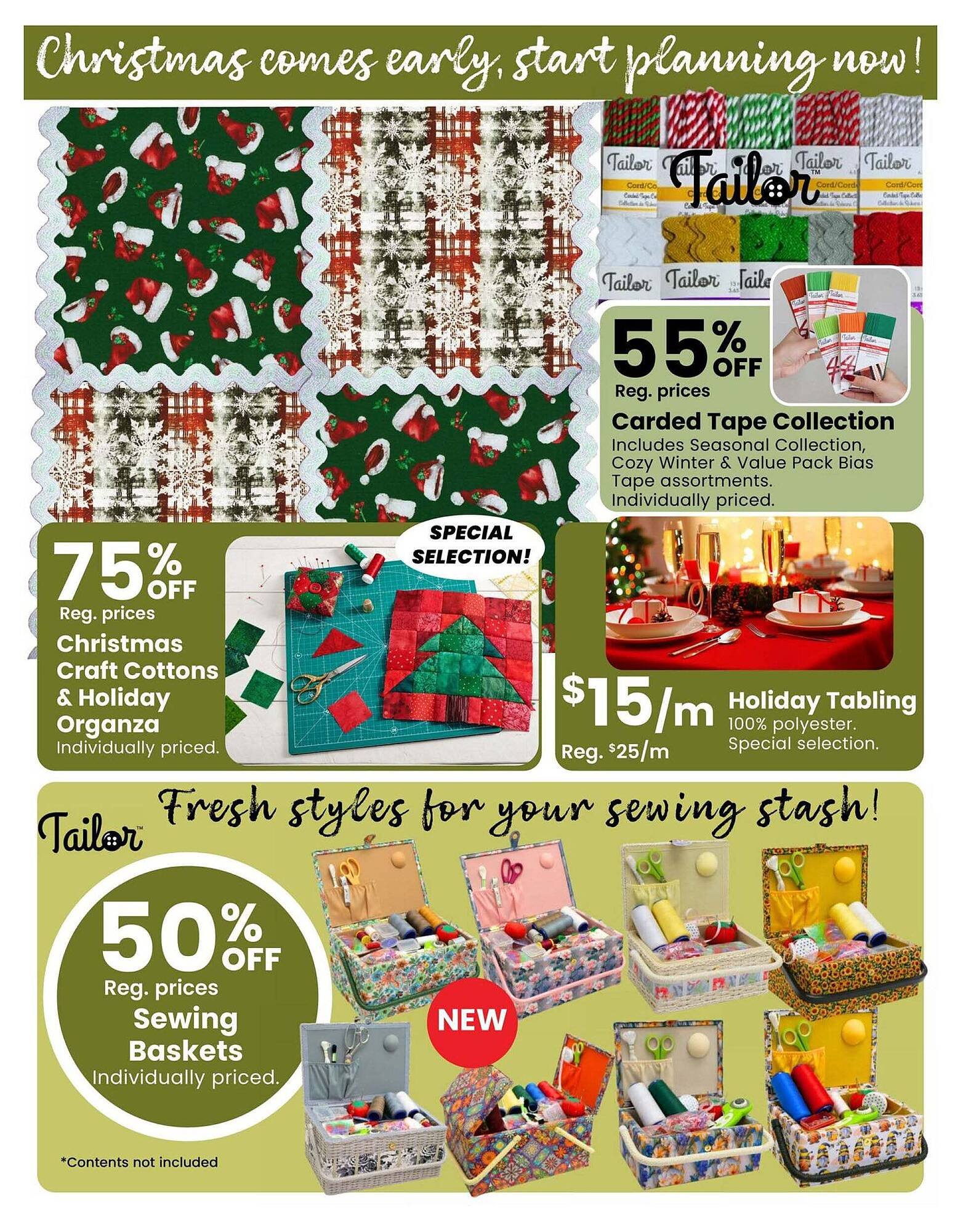 Fabricland flyer