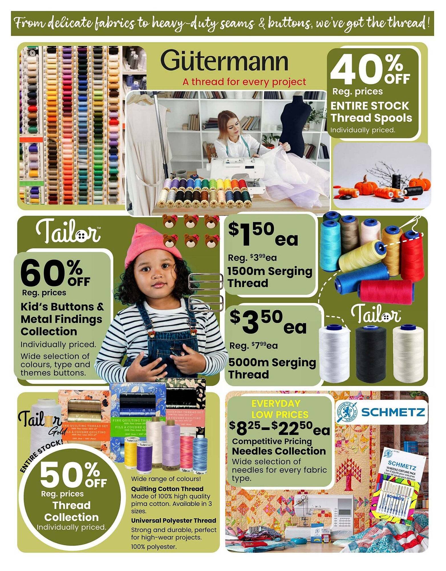 Fabricland flyer