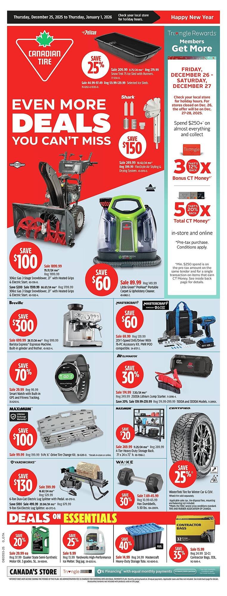 Canadian Tire flyer (2025-12-25 - 2026-01-01) | 1