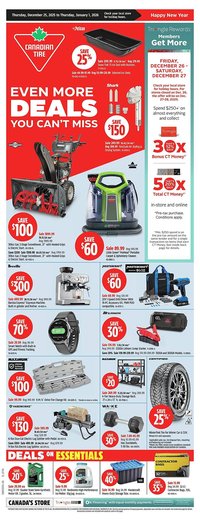 Canadian Tire flyer (2025-12-25 - 2026-01-01)