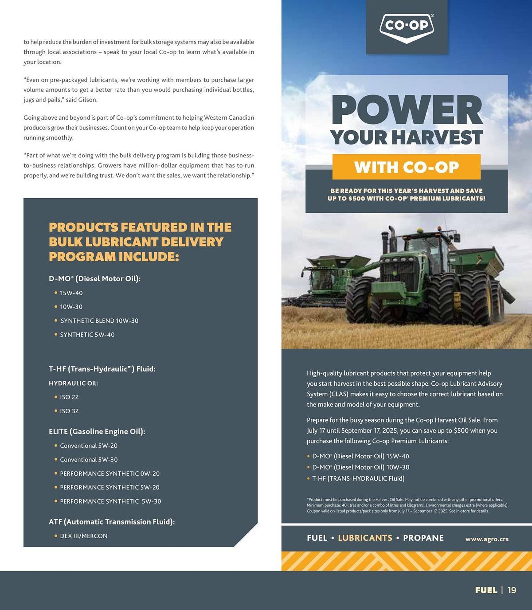 Co-op flyer
