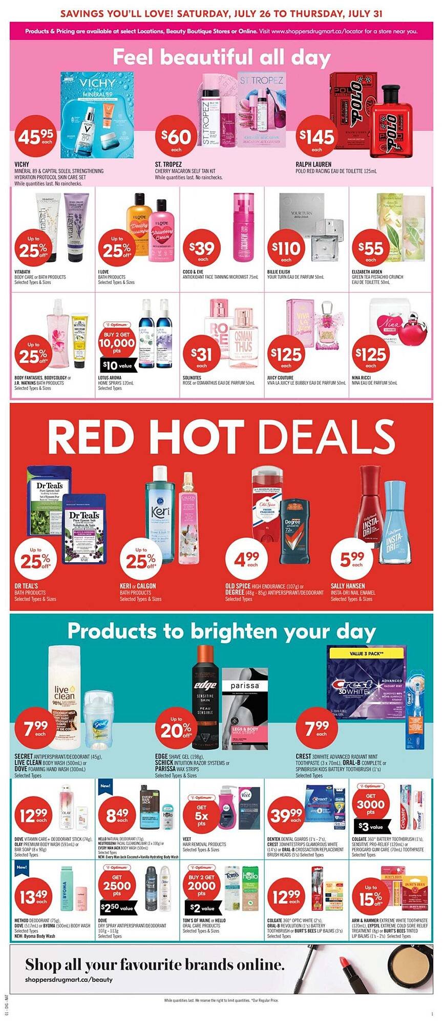Shoppers Drug Mart flyer