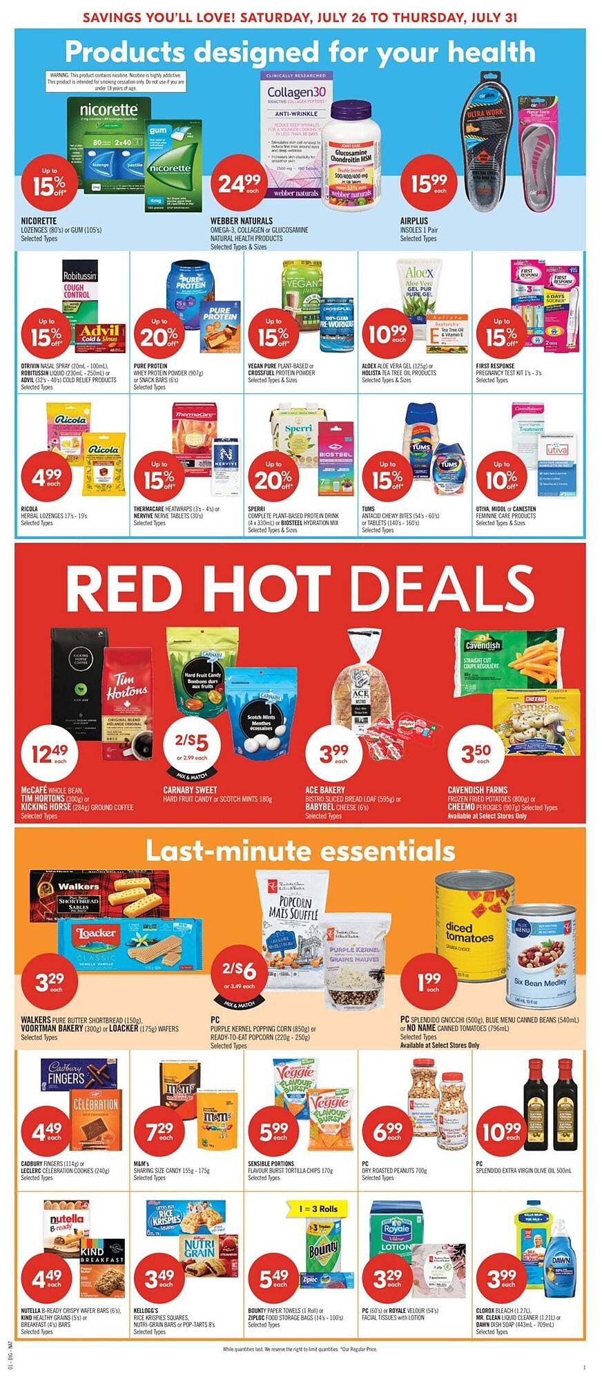 Shoppers Drug Mart flyer