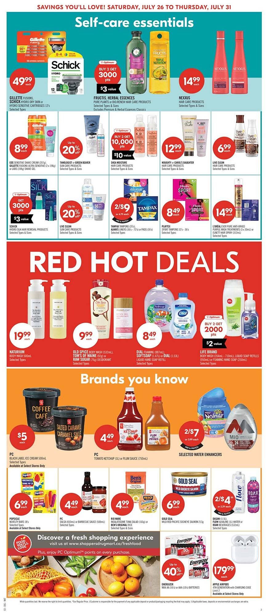 Shoppers Drug Mart flyer