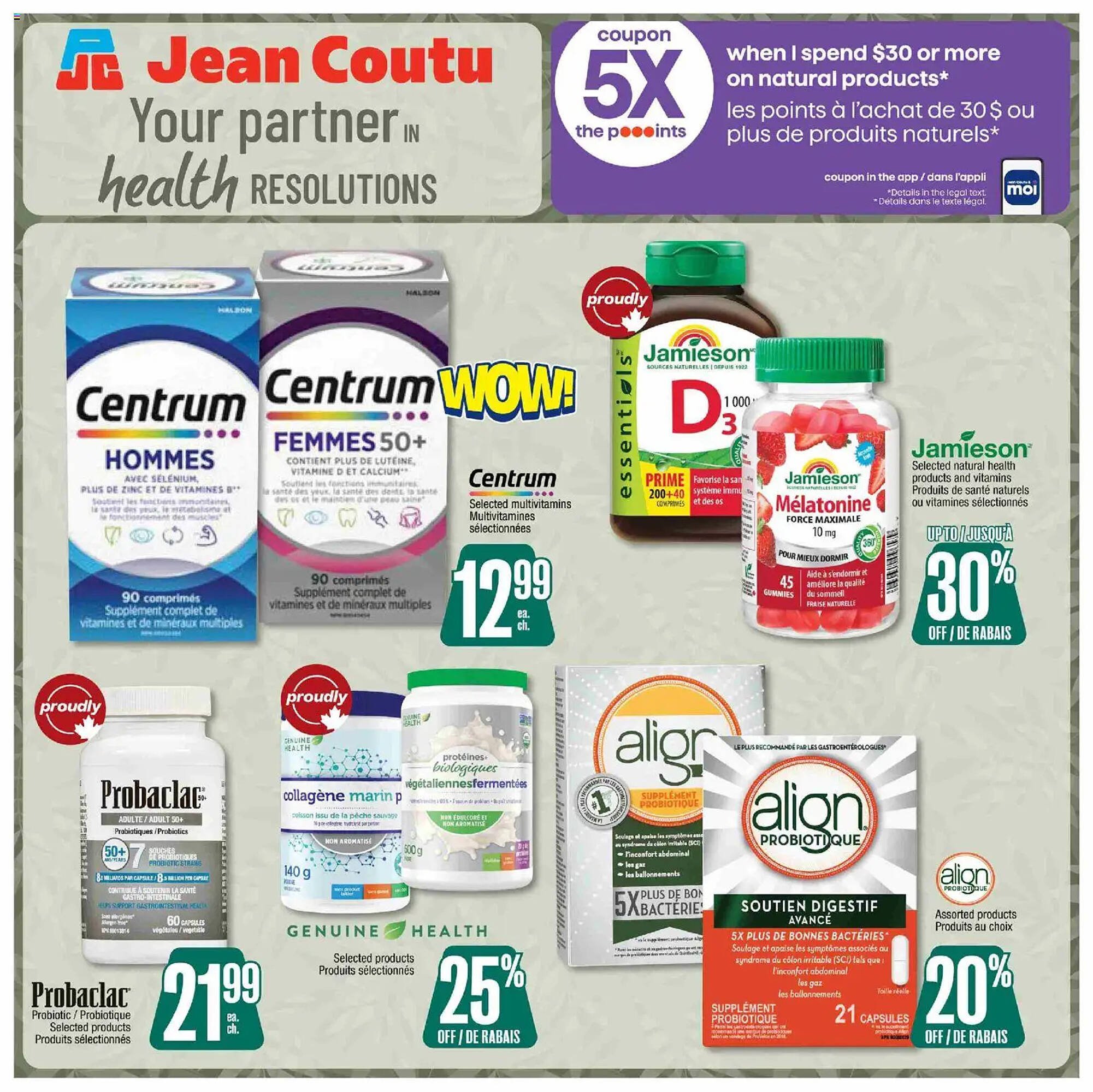 Jean Coutu flyer