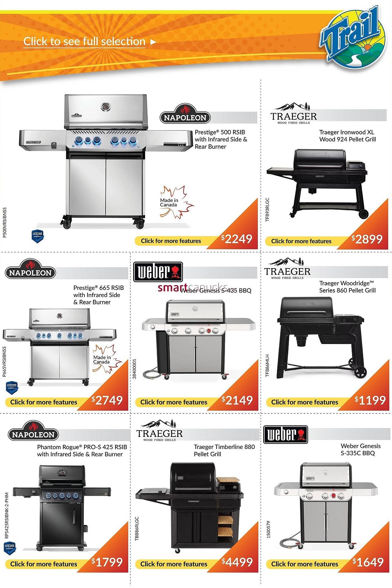 Trail Appliances flyer
