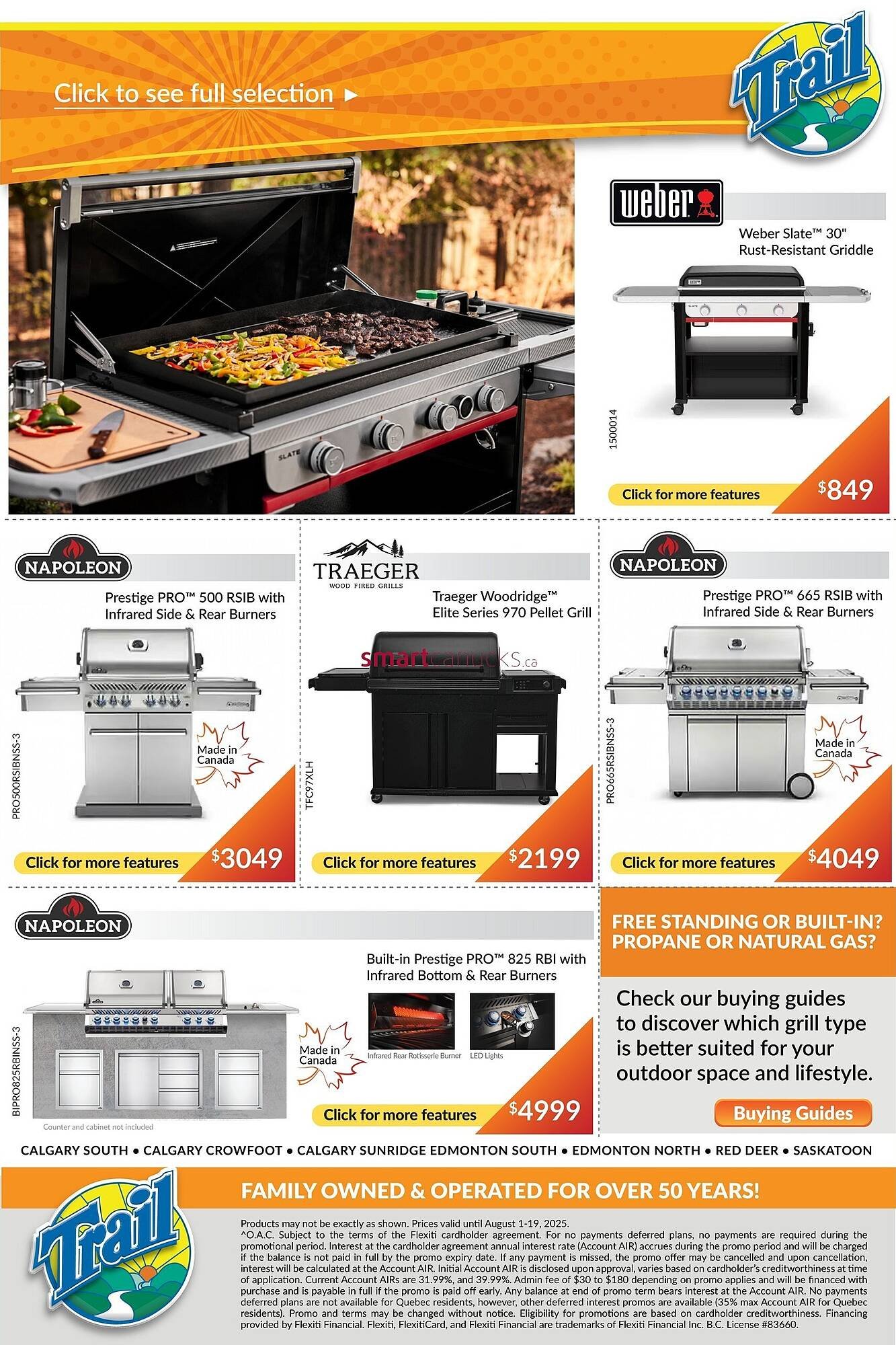 Trail Appliances flyer