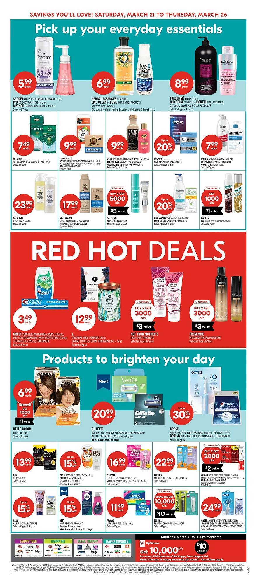 Shoppers Drug Mart flyer