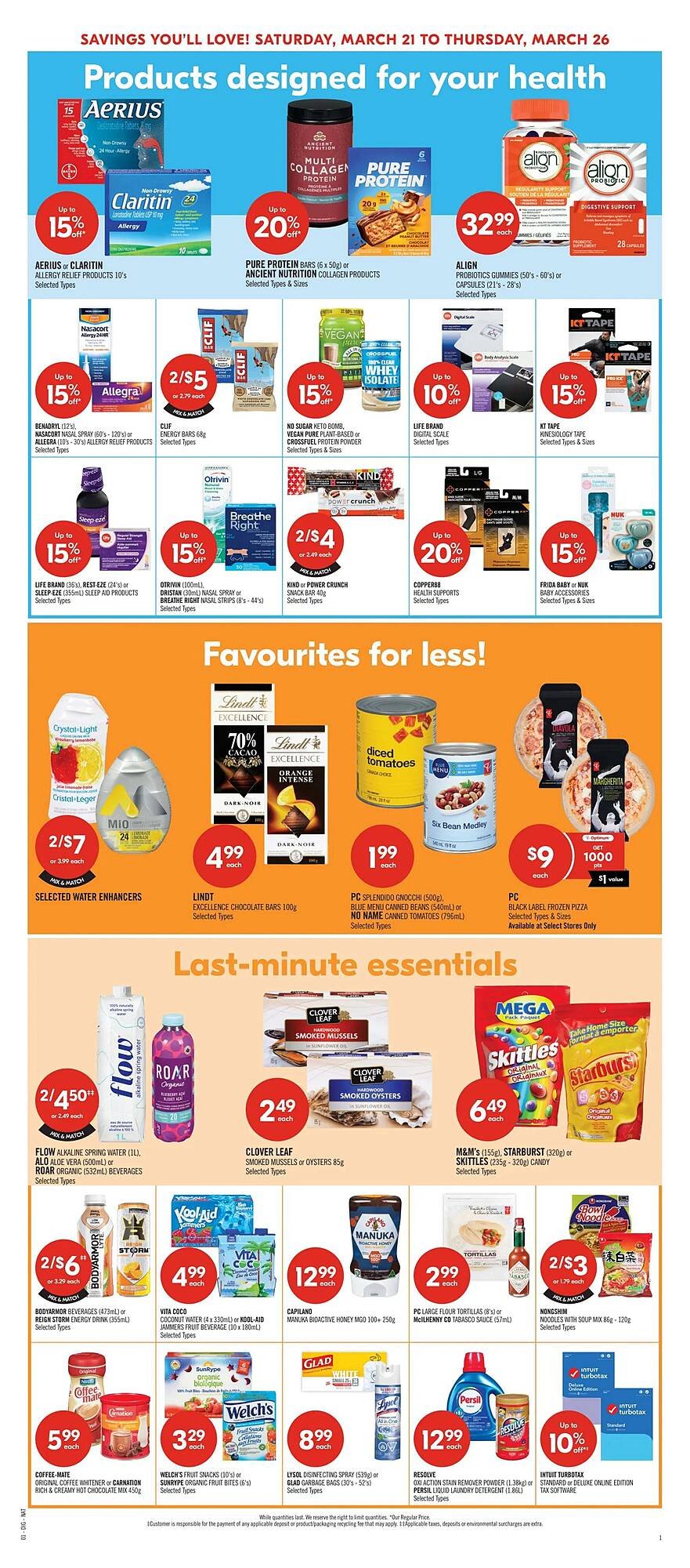 Shoppers Drug Mart flyer