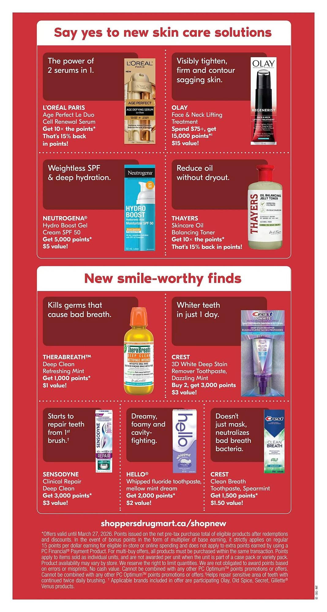 Shoppers Drug Mart flyer