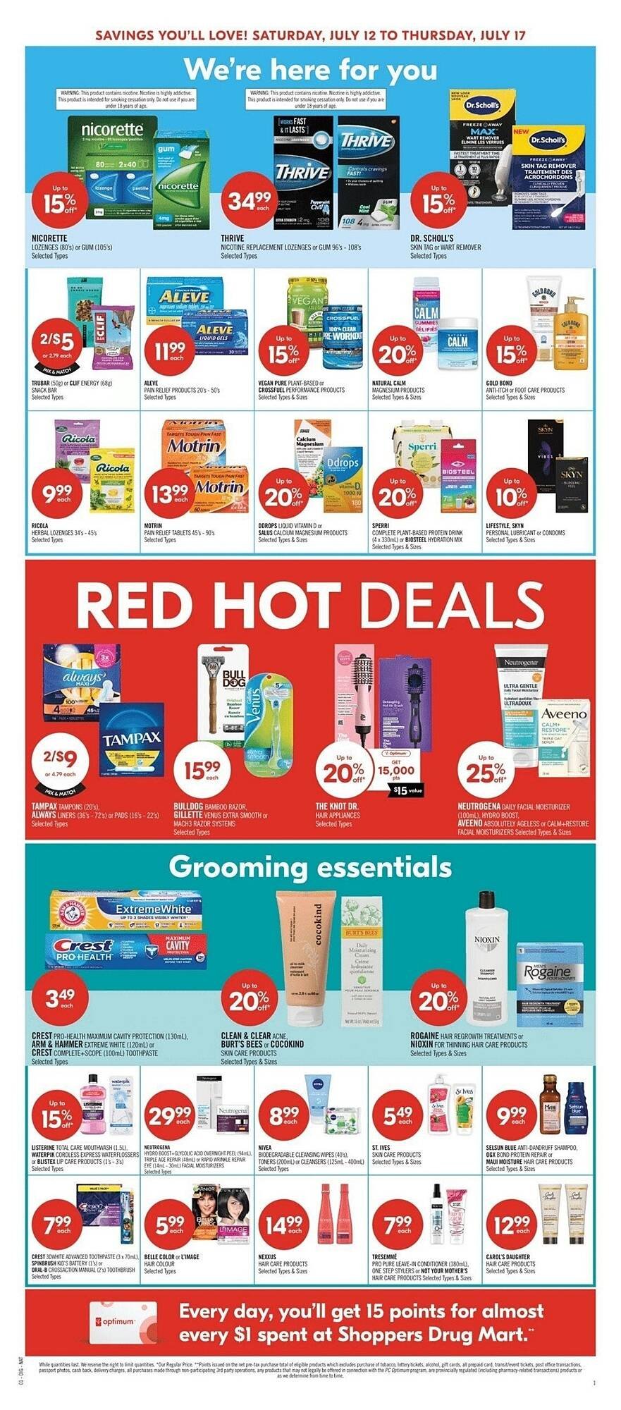 Shoppers Drug Mart flyer