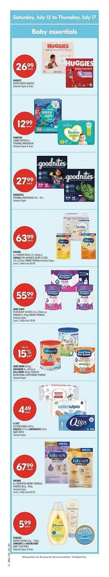 Shoppers Drug Mart flyer