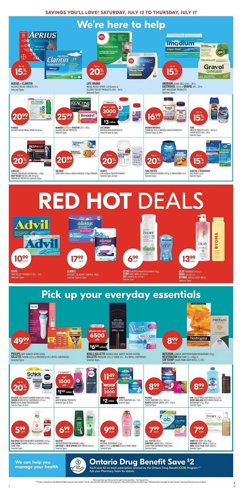 Shoppers Drug Mart flyer