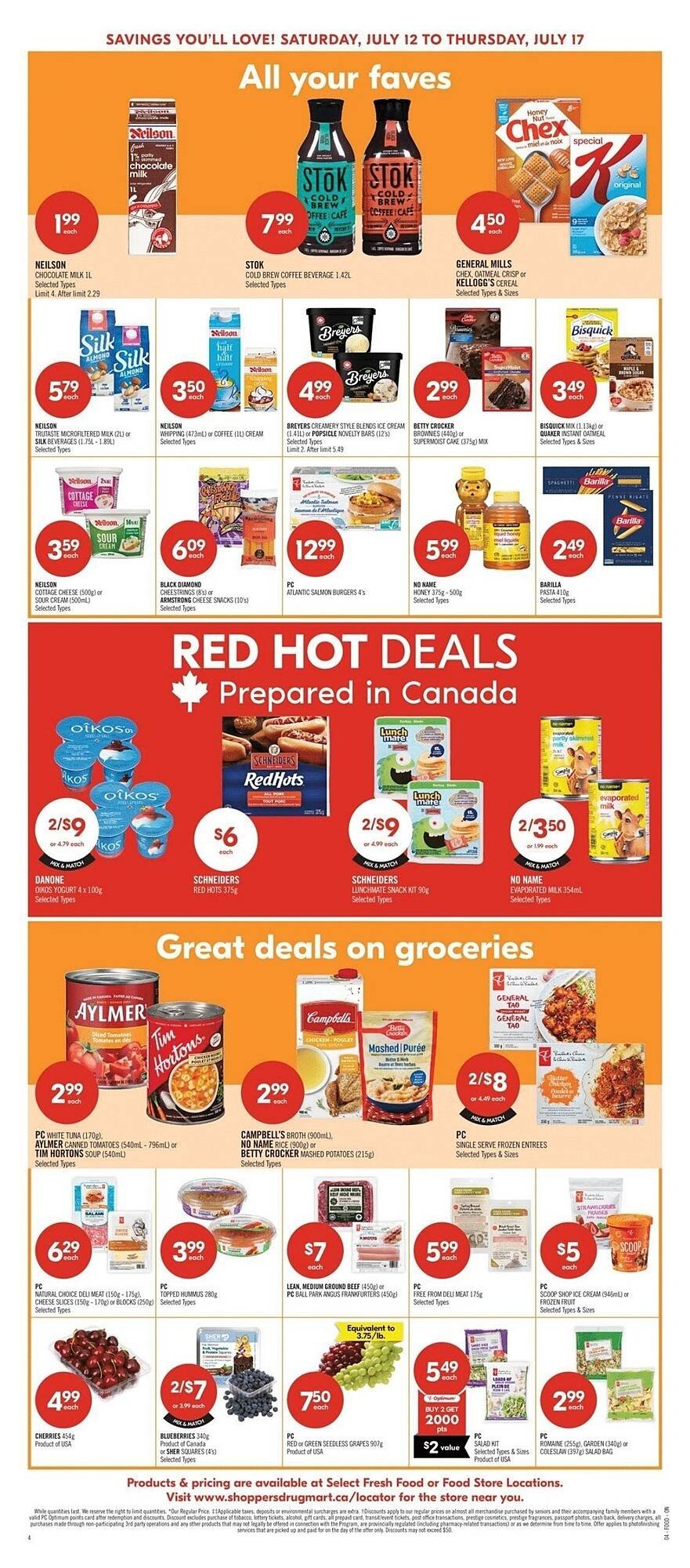 Shoppers Drug Mart flyer