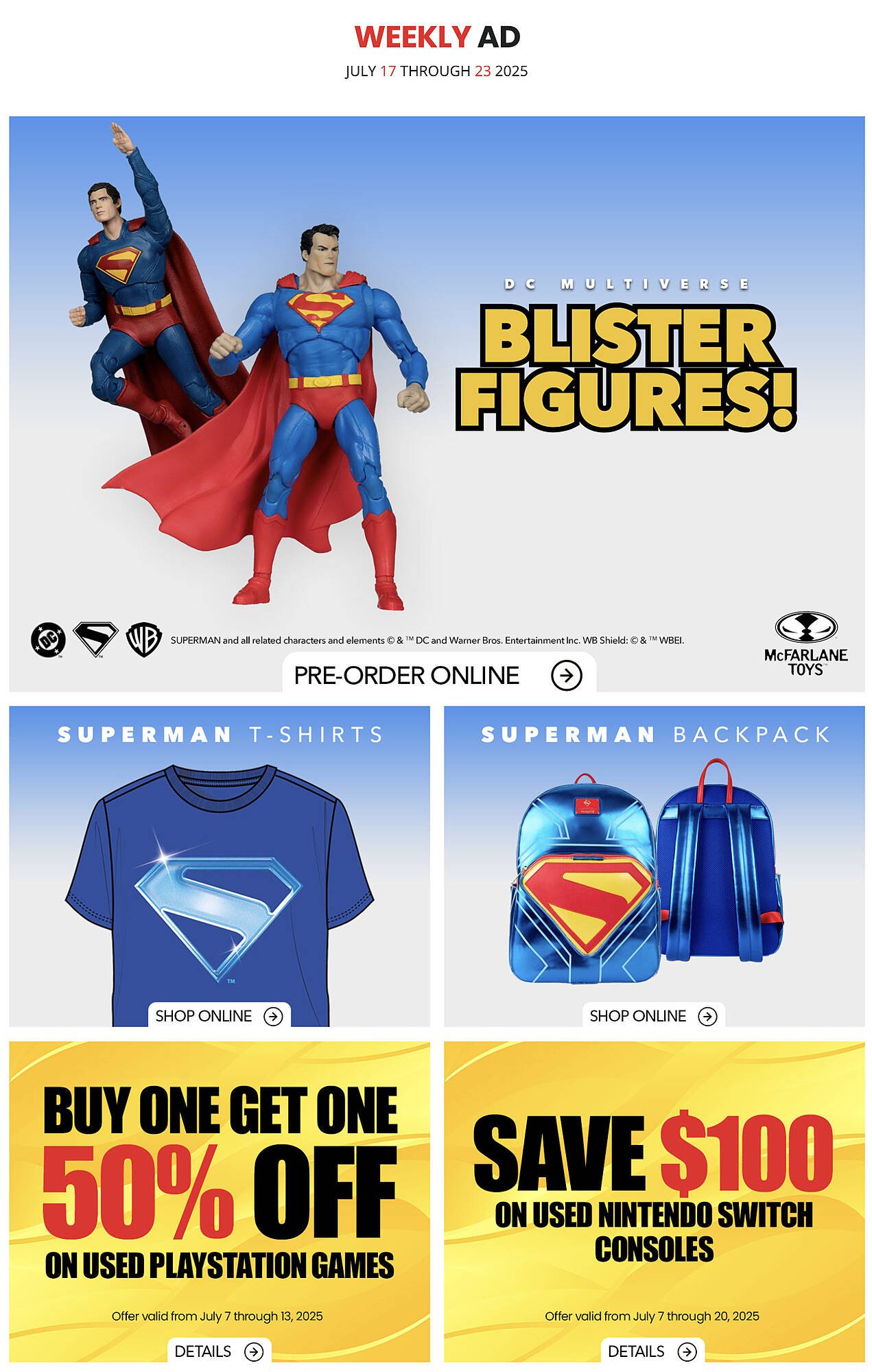 GameStop flyer (2025-07-17 - 2025-07-23) | 1
