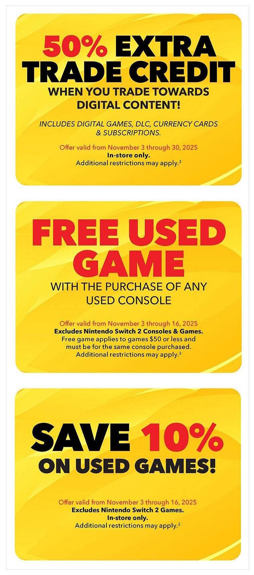 GameStop flyer (2025-11-03 - 2025-12-01) | 5